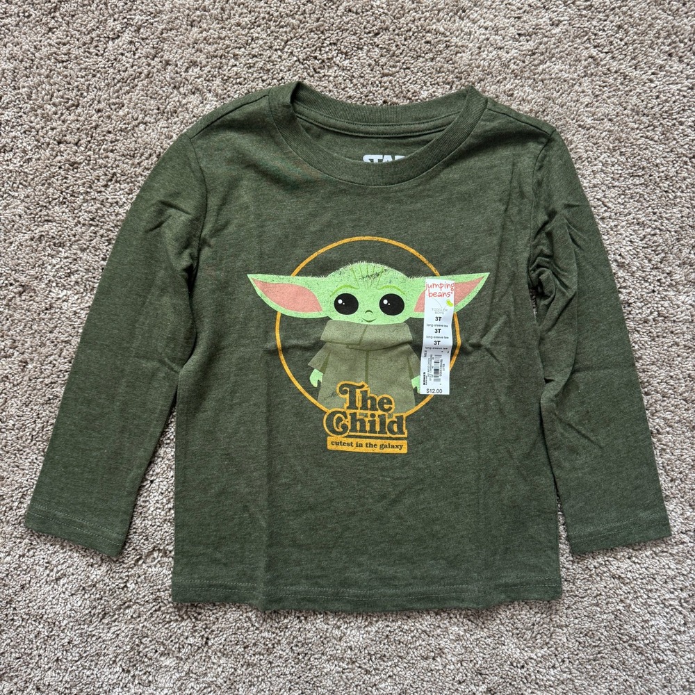 Star Wars Grogu The Child Long Sleeve Tee - Jumping Beans - 3T